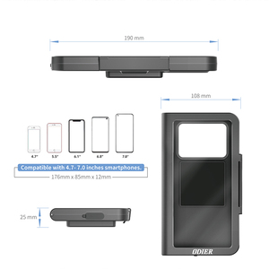 Giá đỡ điện thoại đa năng, có thể điều chỉnh, chống nước hoàn toàn, dành cho xe đạp và xe máy, thiết kế mới, bán buôn - Product Image 6