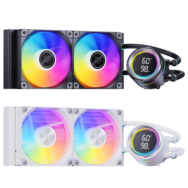 SNOWMAN 240mm OEM ODM AIO Liquid CPU Cooler Customized Logo Water Cooler for CPU Processor