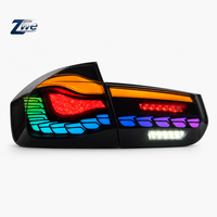Luz Trasera LED RGB con Control por Aplicación, Compatible con BMW Serie 3 F30 F35, Estilo Escama de Dragón Secuencial, Accesorios para Auto, Proveedor de Fábrica