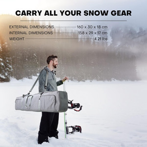 Funda de Neopreno para Tabla de Snowboard de Alta Calidad con Correa de Hombro Extraíble, Funda Protectora - Product Image 4