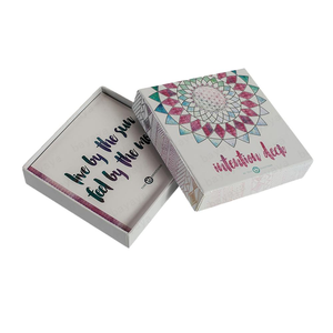 Tarjetas de Afirmación de Salud Mental para Niños, Cuadradas, Impresión Personalizada, Bajo MOQ, Coloridas, Positivas, Hechas de Papel - Product Image 6