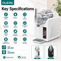 Machine à glace personnalisée 2L avec écran tactile, distributeur de jus et de boissons glacées en ABS, machine à slush pour restaurant