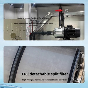 Cao hiệu quả thủy sản nông nghiệp quay trống lọc sinh học Thiết bị lọc hệ thống tuần hoàn nước được sử dụng cho ao Koi - Product Image 6