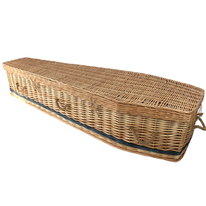 Ataúd y ataúdes de Sauce de estilo americano, venta al por mayor, muebles funerarios de material de mimbre de estilo europeo a granel - Product Image 4