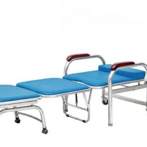 Cama/Silla Plegable Portátil de Doble Uso para Sala de Hospital, Cama/Silla Metálica para Pacientes y Visitantes - Product Image 1