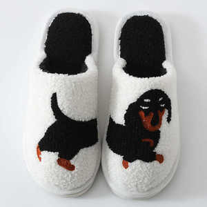 Stepgrace Non-Slip Duy Nhất Mùa Đông Ấm Áp Dễ Thương Con Chó Động Vật Dép Ấm Cúng Slide Nhà Dép Đi Trong Nhà Cho Phụ Nữ - Product Image 5