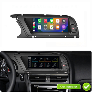 Écran multimédia sans fil Android Auto CarPlay 8.9 "pour <span class=keywords><strong>Audi</strong></span> A4 <span class=keywords><strong>A5</strong></span> 2013-2015 AirPlay Miracast (compatible avec le support <span class=keywords><strong>de</strong></span> voiture d'origine) - Product Image 1