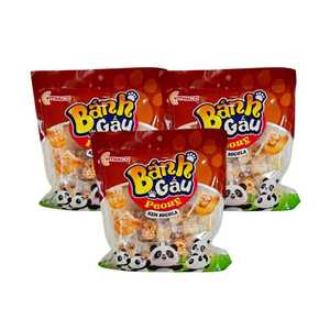 Peony Bear Cookies With <b>Chocolate</b> Filling 150g Delicious Crispy Biscuits Creamy Choco Core Vithaico Sweet Snack Food - Product Image 6