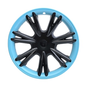 Cache-roue personnalisé pour jantes de 19 pouces, style sport, noir mat/brillant - Product Image 3