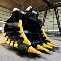 RB RB1200 Rock Bucket Pabrik Langsung FOB Grosir Q460 NM400 untuk OEM CE ISO Tambang Batu Tanah Keras Berat Garansi 1 Tahun