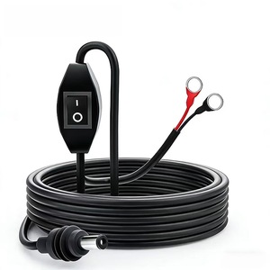 Cavo di ricarica CC 12-24V con terminale tipo <span class=keywords><strong>O</strong></span> <span class=keywords><strong>e</strong></span> interruttore, connettori Type-<span class=keywords><strong>C</strong></span> in rame puro 16 AWG - Product Image 1