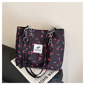 Nouveau <span class=keywords><strong>Sac</strong></span> <span class=keywords><strong>Fourre</strong></span>-<span class=keywords><strong>tout</strong></span> <span class=keywords><strong>Femme</strong></span> Grande Capacité Imprimé Cerises Noir/Bleu/Blanc/Rose 2026 - Product Image 3