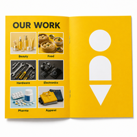 Service d'impression personnalisé économique pour catalogues d'entreprise, brochures et dépliants, avec reliure agrafée et gaufrage, sur papier offset du Jiangsu