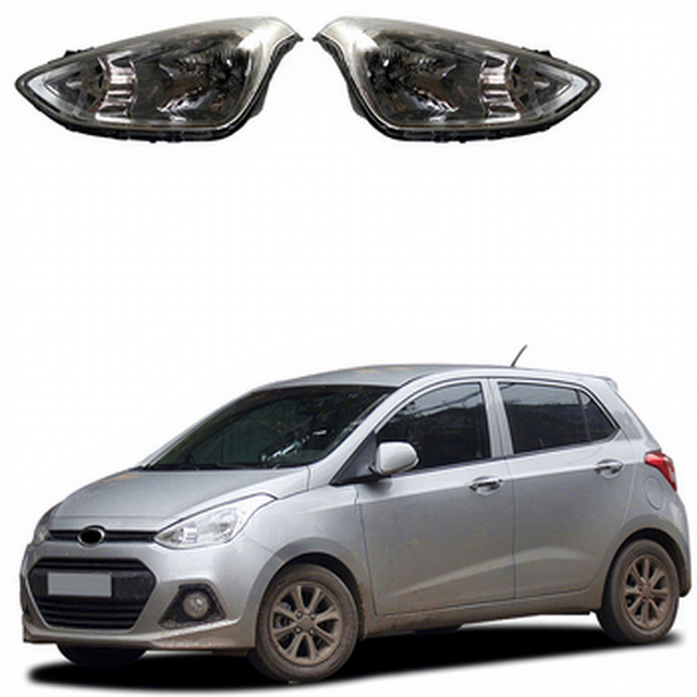 Direct Selling Drl Led Parachoques Faros Led Para OEM 92101-B4020 92102-B4020 LED Head Lamp for Hyundai Grand I10 2014