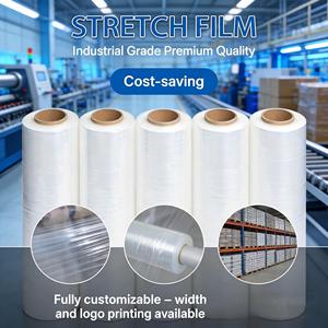Film étirable souple pour emballage OEM ODM de 18 pouces, 1500 pieds, 7 couches, 80 gauge, pour usage en supermarché - Product Image 5