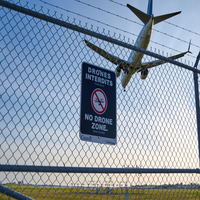 Clôture en fil de fer barbelé en bois traité thermiquement pour aéroport et prison