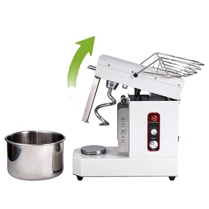 Amasadora Eléctrica de Cabezal Inclinable para Panadería, Pizza, Carne, Uso Doméstico y Comercial Pequeño, Mezcladora de Masa Espiral - Product Image 1