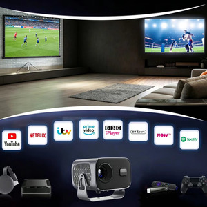 Projecteur intelligent Android WiFi 4K HD A10, facile à transporter pour une utilisation à la maison et en extérieur - Product Image 4