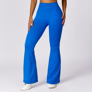 Leggings sans couture taille haute sexy pour filles, leggings froncés pour bébés filles, vente en gros de vêtements pour enfants, nouveaux pantalons pour enfants 2021 - Product Image 2