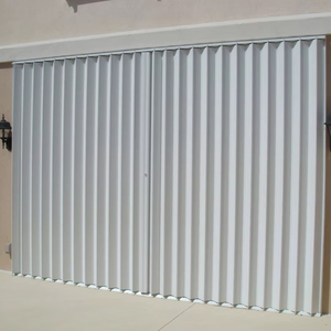 Ce Toma Nhôm Hợp Kim Ngoài Trời Tác động Cao Bão <span class=keywords><strong>Accordion</strong></span> Cửa Chớp Trượt Ngang Gấp Cửa Sổ Màn Trập - Product Image 1