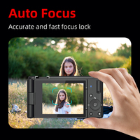 Cámara Digital Réflex de Alta Definición con Lente Única 5K 30FPS, Zoom Óptico 10x-20x, Sensor de Imagen CMOS para Niños, Cámara de 80MP