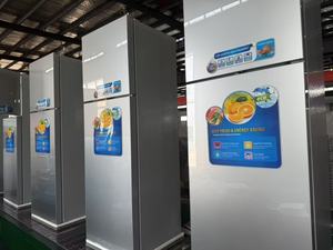 4 Double Door Refrigerator Household Top-Freezer Power Source <b>Portable</b> Compressor Hotel <b>Fridge</b> Frigo Maison Household Do - Product Image 4