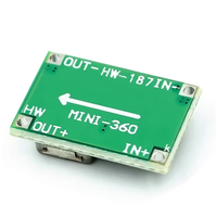 Mini 360 RC pesawat modul dengan baru LM2596 4.75 v-23 V ke 1 v-17 V DC-DC Buck konverter Step Down 4.75 v-23 V 1 v-17 V Mini360 PCB PCBA