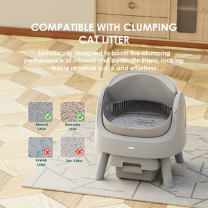 Pour AutoScooper Bac à litière pour chat à détection automatique, à ouverture supérieure, à roulement, double mode (automatique/manuel), grande chambre, autonettoyant - Product Image 3