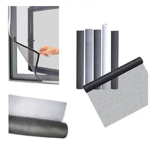2024 Modern China Removable DIY Magnetic Window Fly Screen Kit with PVC Frame