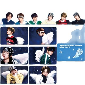 Kpop TWS 4th MINI Album LOMO Card 6Pcs/Set Shinyu Dohoon Hanjin Kyungmin HD Photocards Youngjae Jihoon PLAY HARD Fans Postcard