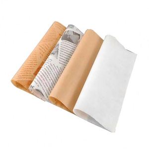 Sacchetti Personalizzati Stampati per Hamburger, Fogli Personalizzati per Produttori di Giornali, Vassoi Marroni Brandizzati, Carta Antigrasso - Product Image 6