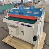 Máquina lijadora de tambor de madera maciza de doble rodillo y banda ancha, superventas en Europa