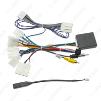 Car Audio 16pin Wiring Harness Wire Cable with Cabus Box for Toyota Vizi/RAV4/Sienna/Corolla Stereo Installation Wire Adapter