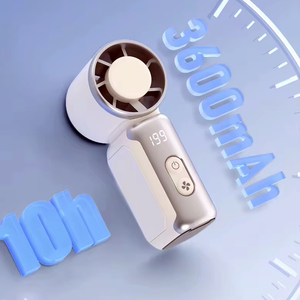 Mini Ventilador Portátil de Mano para Exteriores con Logotipo Personalizado, 199 Ajustes de Velocidad, Alta Potencia de Viento, Ventilador de Bolsillo - Product Image 1