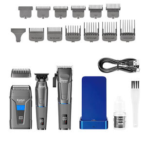 Cortadora de <span class=keywords><strong>Pelo</strong></span> Inalámbrica Profesional KEMEI Km-2375, <span class=keywords><strong>Mejor</strong></span> Recortadora de <span class=keywords><strong>Pelo</strong></span> Eléctrica Recargable <span class=keywords><strong>para</strong></span> Uso en el Hogar <span class=keywords><strong>y</strong></span> Barbería - Product Image 5