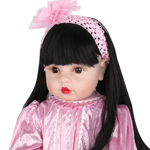 Muñeca <span class=keywords><strong>Reborn</strong></span> Personalizable con Peinado Realista, Hermosa Muñeca <span class=keywords><strong>Reborn</strong></span> Económica para Niños, Linda y Suave - Product Image 5