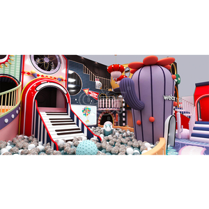Guangzhou Happy Baby - Parque Infantil de Alta Gama, Equipo de Juego Suave, Casa de Juegos, Tobogán para Interiores - Product Image 4