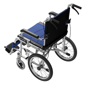 <span class=keywords><strong>Silla</strong></span> de Ruedas Plegable Comfort Ride Azul, Llantas de Aire con Absorción de Impactos de 16 Pulgadas, Asiento de Malla Transpirable Azul, Marco de Acero al Carbono, Plegado en un Solo Paso - Product Image 3