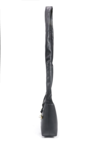 Fashion Women Bucket Handbag PU Leather Mini Top Handle <b>Bag</b> Drawstring Shoulder Purse With Pearl Decoration - Product Image 6