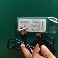 Câble USB-C avec variateur d'intensité et télécommande, cordon d'alimentation Type-C pour éclairage LED 5V, rétroéclairage DIY 3D Lithophane