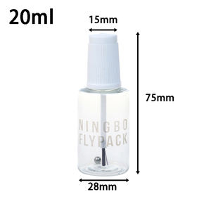 20ml Retocar Garrafa De Pintura Wholes Garrafa Esmalte Vazio Com Tampa De Escova 20ml - Product Image 6