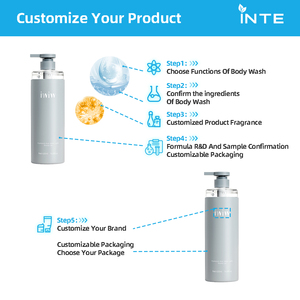 Gel douche éclaircissant pour le corps, acide hyaluronique, eau légère, gel douche avec niacinamide pour tous les types de peau - Product Image 5