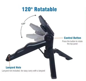 Equipo de Transmisión en Vivo, Luces LED para Video, Kit de Vlogging, Trípode Móvil para Teléfono con Luz de Relleno y Micrófono - Product Image 1