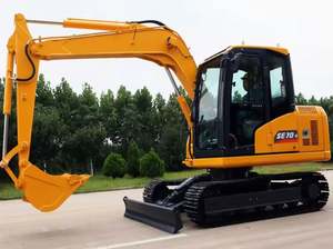 Prix d'usine, engins de terrassement, pelle sur pneus de 3,8 tonnes avec godet de 0,12 m³, mini-excavatrice SE36SR, vente chaude - Product Image 5