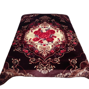 Coperta in morbido pile MATRIMONIALE MARYPLAID articolo UNITO BASICO 6061590 Col. C875 ROSSO - Misura 250