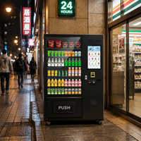 Distributeur automatique de boissons et de collations intelligent SUNHOPE avec écran tactile et gestion à distance des stocks pour les exploitants de distributeurs automatiques