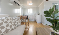 Maisons préfabriquées portables de luxe à deux chambres, 20 pieds, 40 pieds, maisons conteneurs pliantes pour hôtels, maisons conteneurs extensibles à vendre