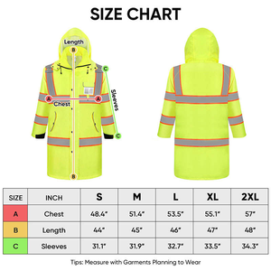 USA Direct Factory Supply Veste réfléchissante haute visibilité souple pour vêtements de travail Shell Vêtements de sécurité personnalisés pour la construction - Product Image 4