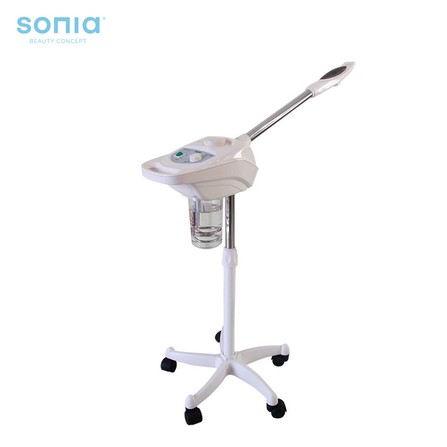 Mechanical Type Vaporizador Facial Steamer Height Adjustable Ozone Hot Vaporizer with Timer Function for Commercial Use