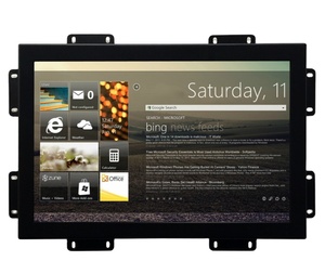 12.1 inch công nghiệp tất cả-trong-một PC màn hình cảm ứng kim loại khung tường nhúng Mount LCD hiển thị mục đích chung công nghiệp sử dụng kho - Product Image 1